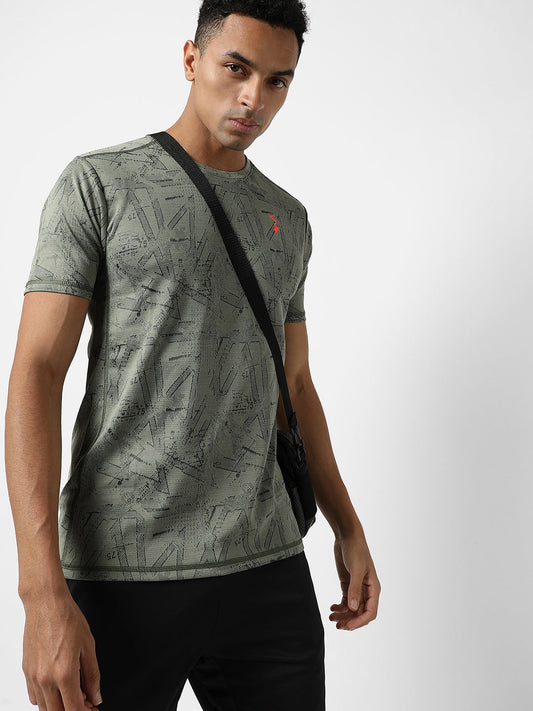 Printed Activewear T-Shirt