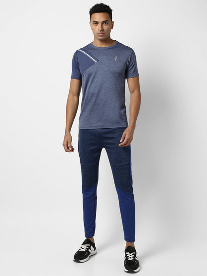 Contrast Heathered Activewear T-Shirt