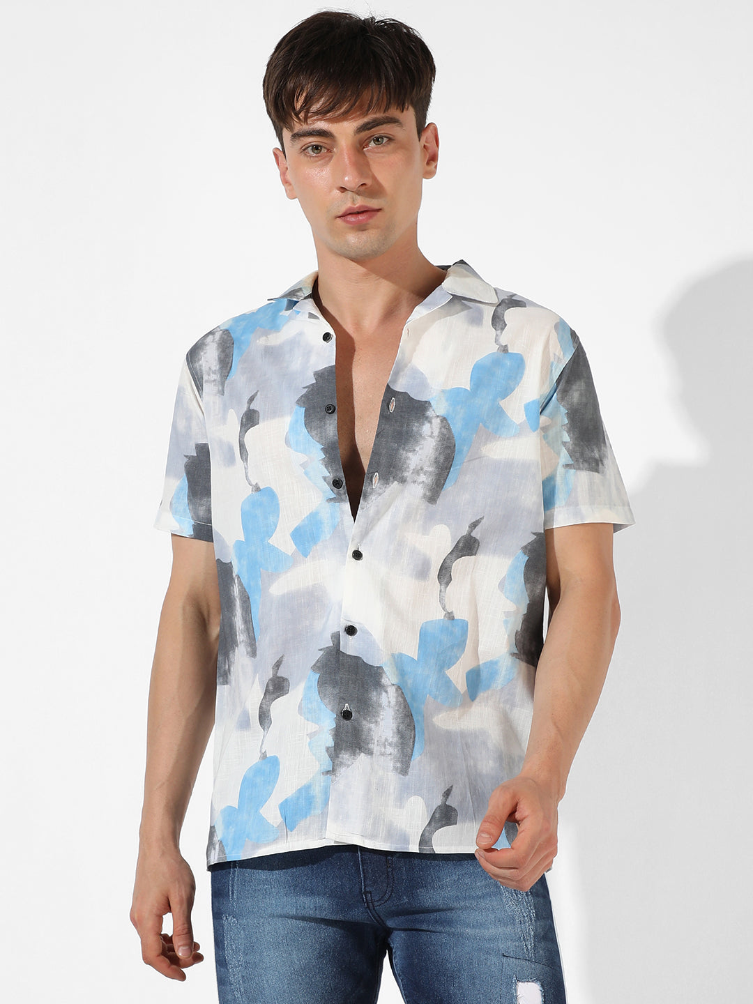 Tie-Dye Casual Shirt