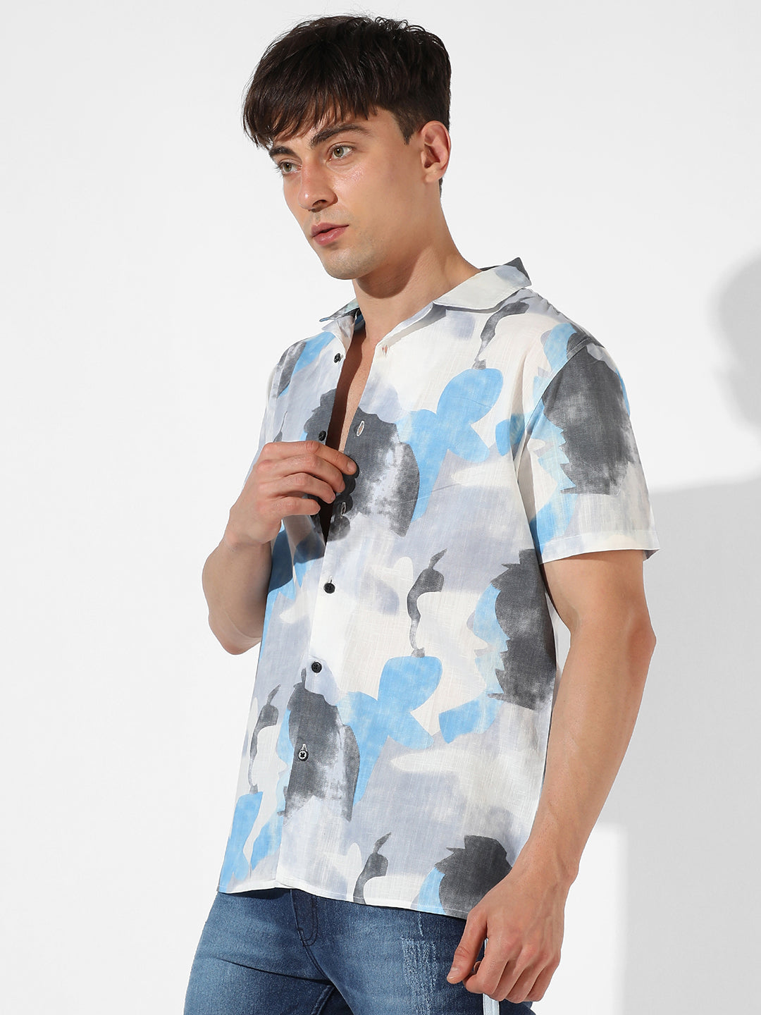 Tie-Dye Casual Shirt