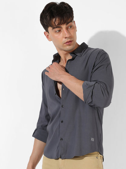 Solid Casual Shirt