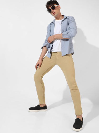Solid Blue Oxford Shirt
