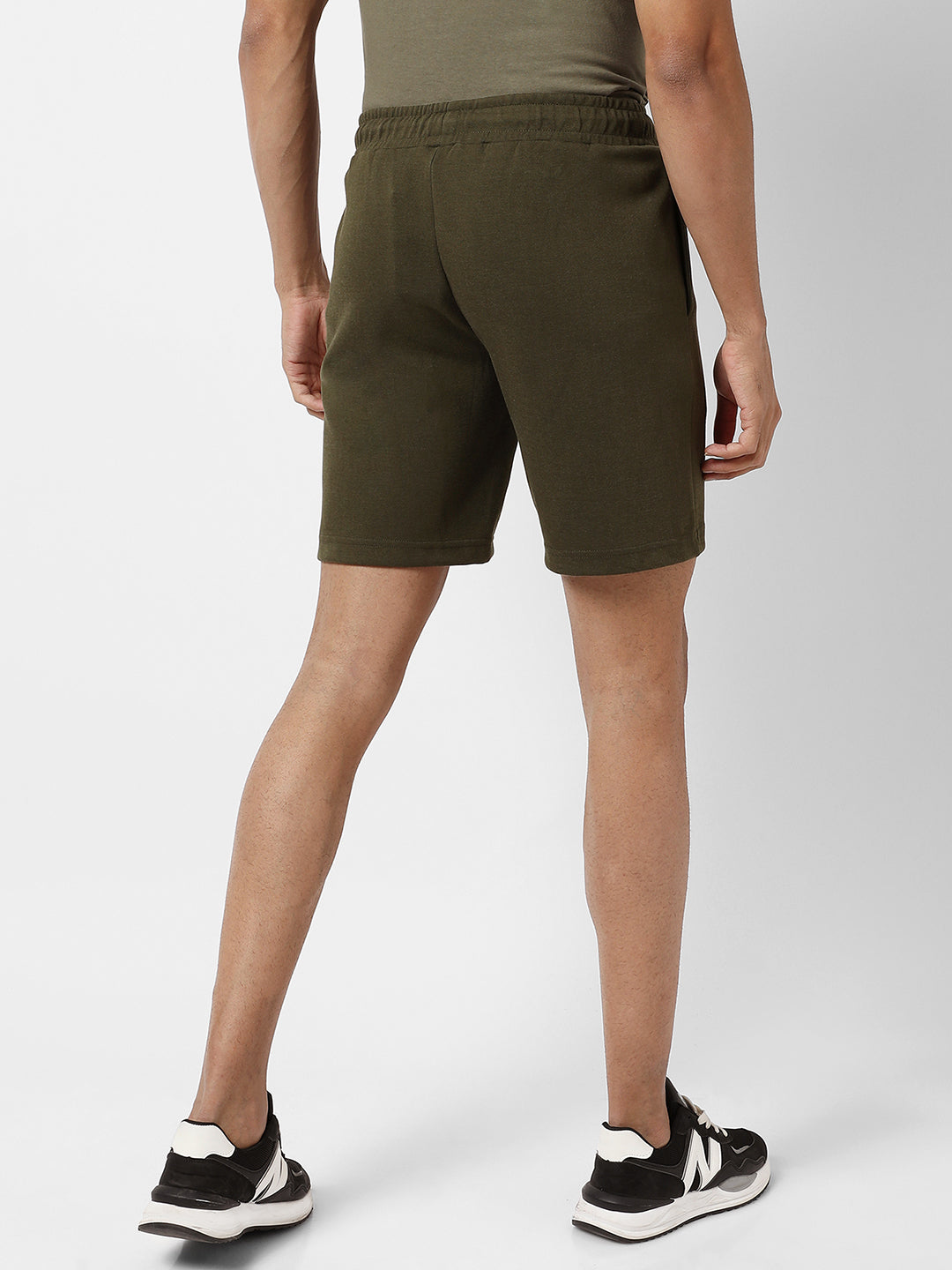 Solid Casual Shorts