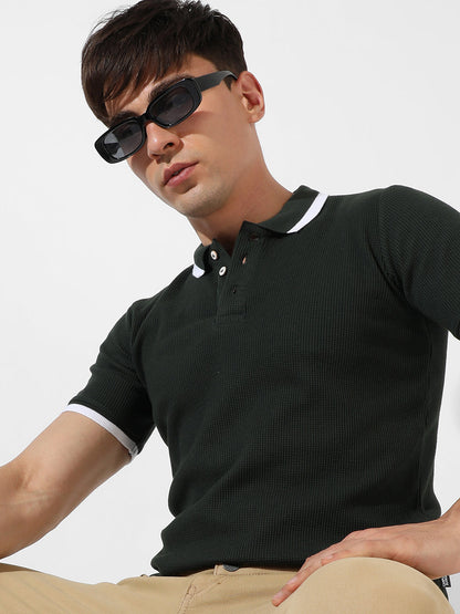 Solid Casual T-Shirt