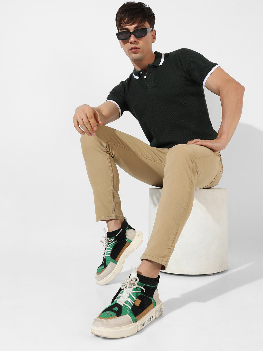 Solid Casual T-Shirt