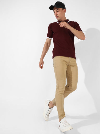 Solid Casual T-Shirt