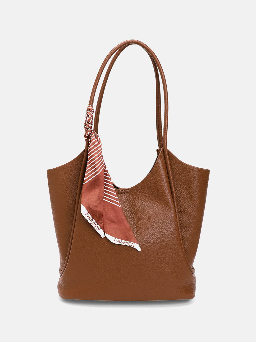 The Metrograph  Tote Bag With Pouch - Mocha Brown