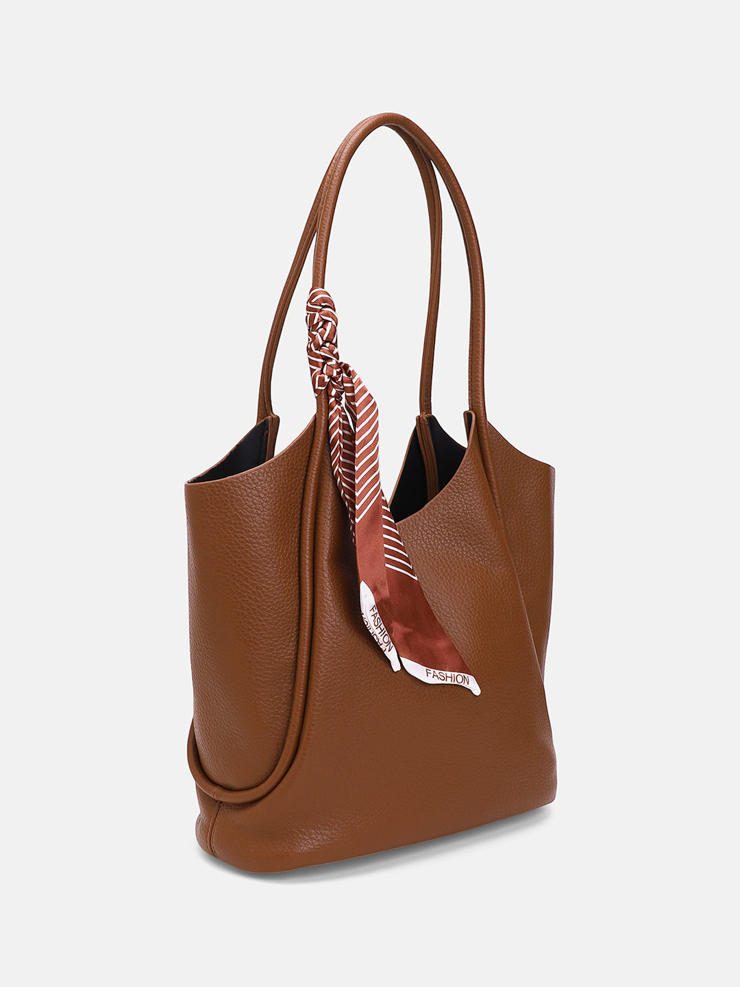 The Metrograph  Tote Bag With Pouch - Mocha Brown