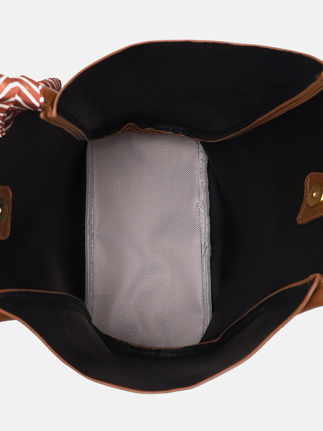 The Metrograph  Tote Bag With Pouch - Mocha Brown
