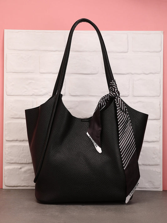 The Metrograph  Tote Bag With Pouch - Onyx Black
