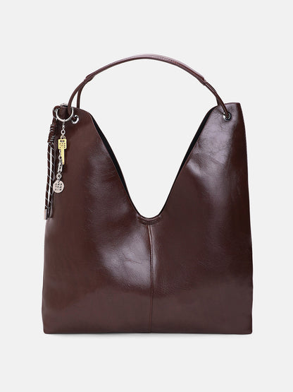 The Large Dayscape Hobo Bag - Coffee Brown