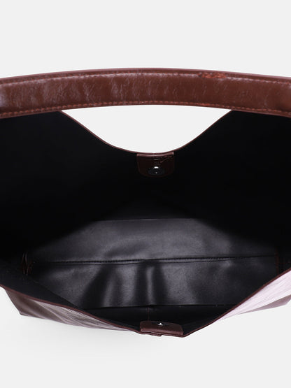 The Large Dayscape Hobo Bag - Coffee Brown