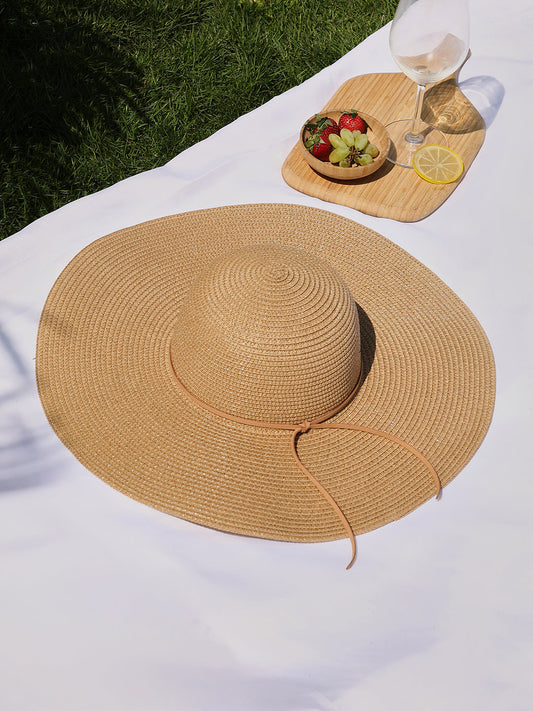 Maddalena Sun Hat - Tan Brown