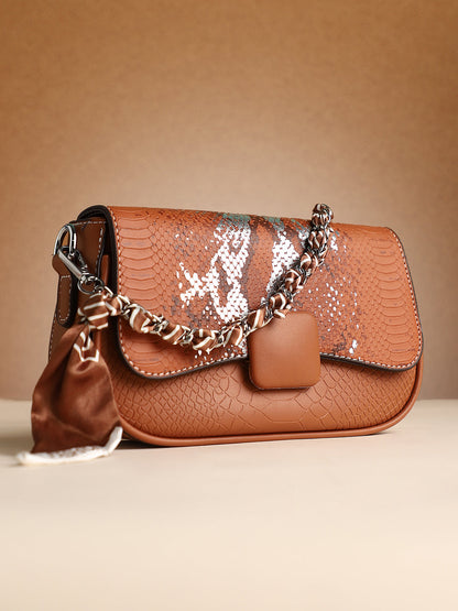 The Coilmark Curve Hand Bag - Terracotta Brown