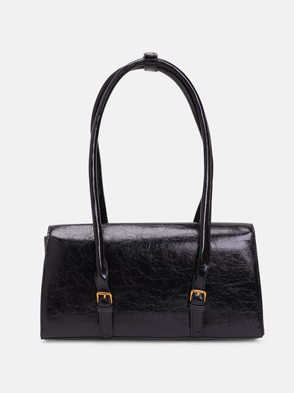 The Coreline Satchel Bag - Onyx Black