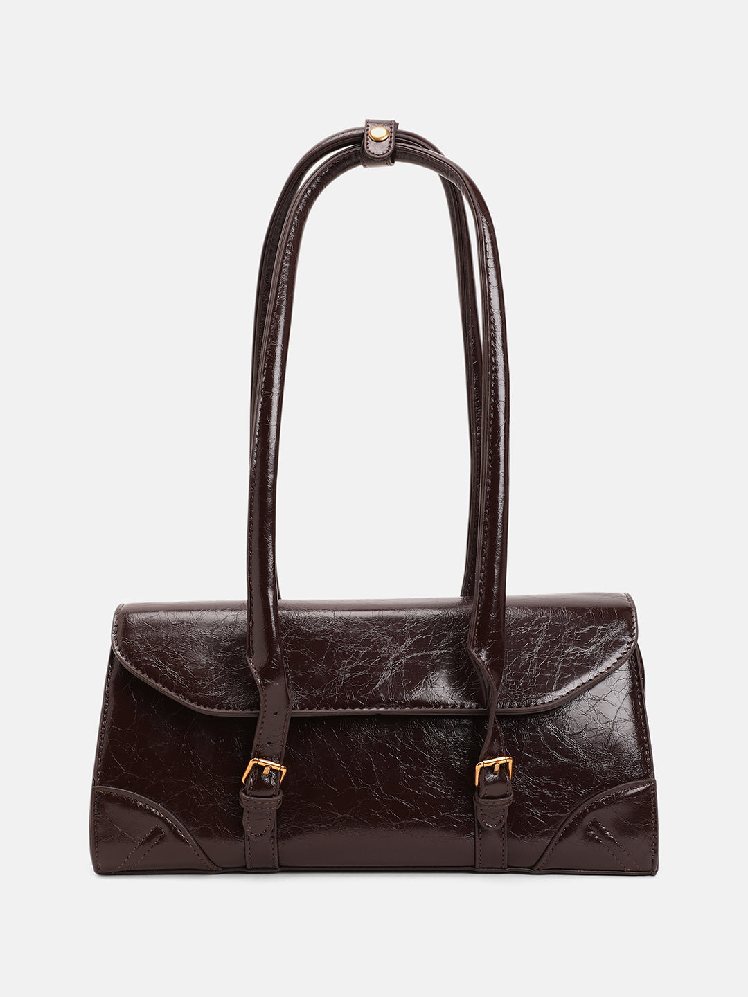 The Coreline Satchel Bag - Coffee Brown