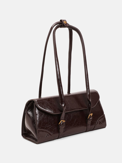 The Coreline Satchel Bag - Coffee Brown