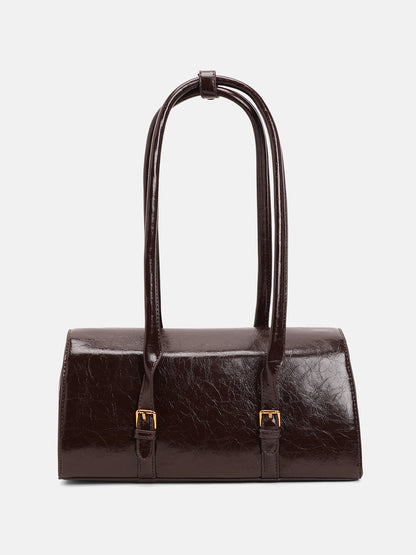 The Coreline Satchel Bag - Coffee Brown