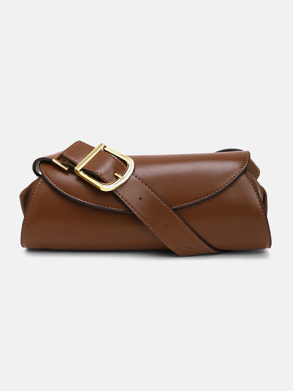 The Edge-Fold Sling Bag - Chocolate Brown