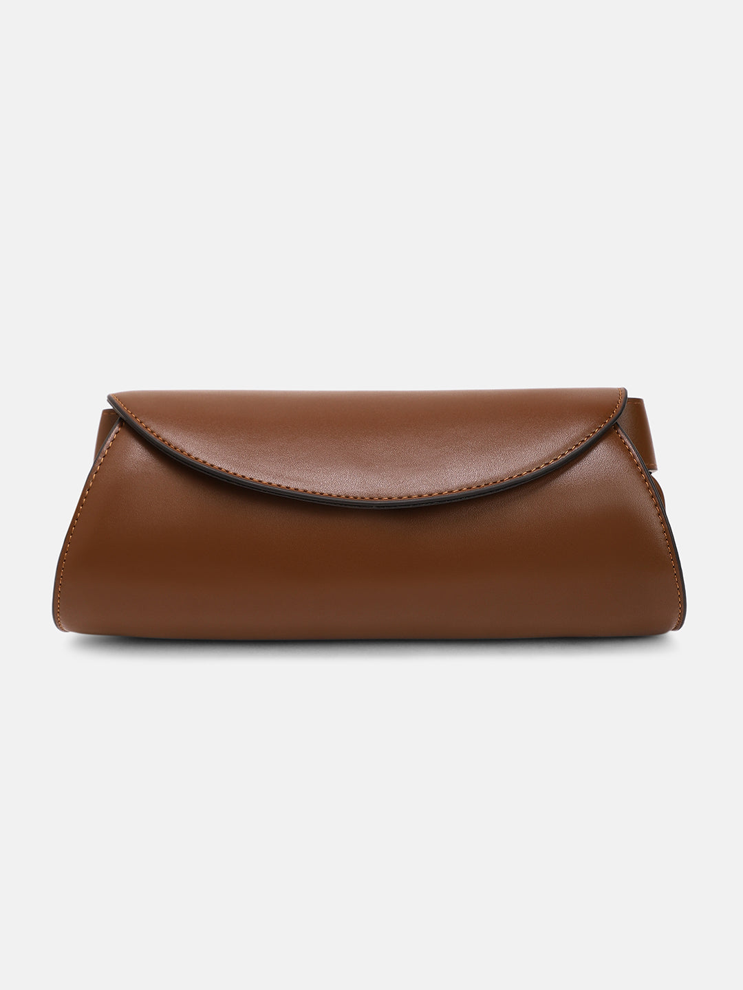 The Edge-Fold Sling Bag - Chocolate Brown
