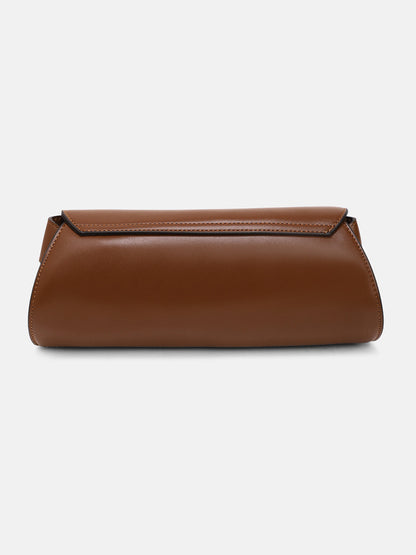 The Edge-Fold Sling Bag - Chocolate Brown