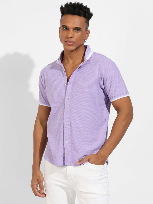 Honeycomb Knit Shirt