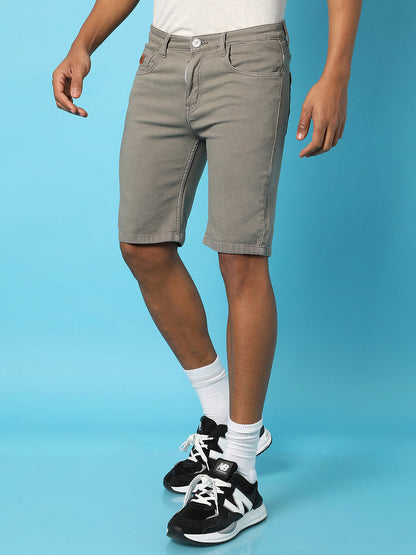 Chino Denim Shorts