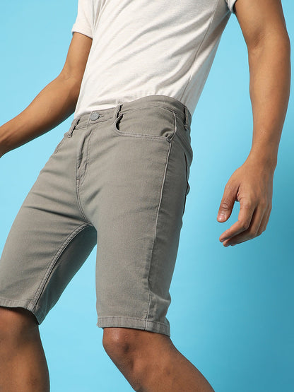 Chino Denim Shorts
