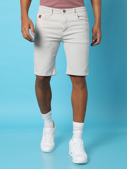Chino Denim Shorts
