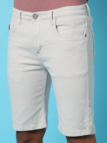 Chino Denim Shorts