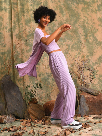 Stylish Casual Co-Ord 3 Piece Set