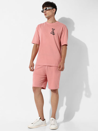 Peach Cupid Oversized Co-Ord Set