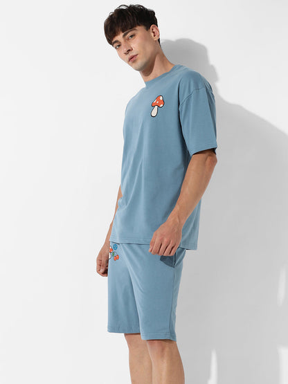 Peach Cupid Oversized Co-Ord Set