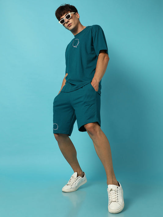 Teal Cupid Oversized Co-Ord Set