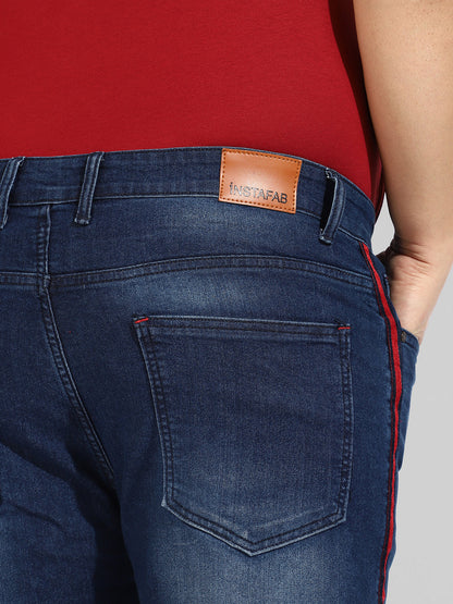 Instafab Plus Menâ€™s Regular Fit Denim Jeans