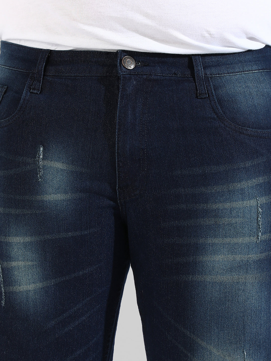 Instafab Plus Menâ€™s Regular Fit Denim Jeans
