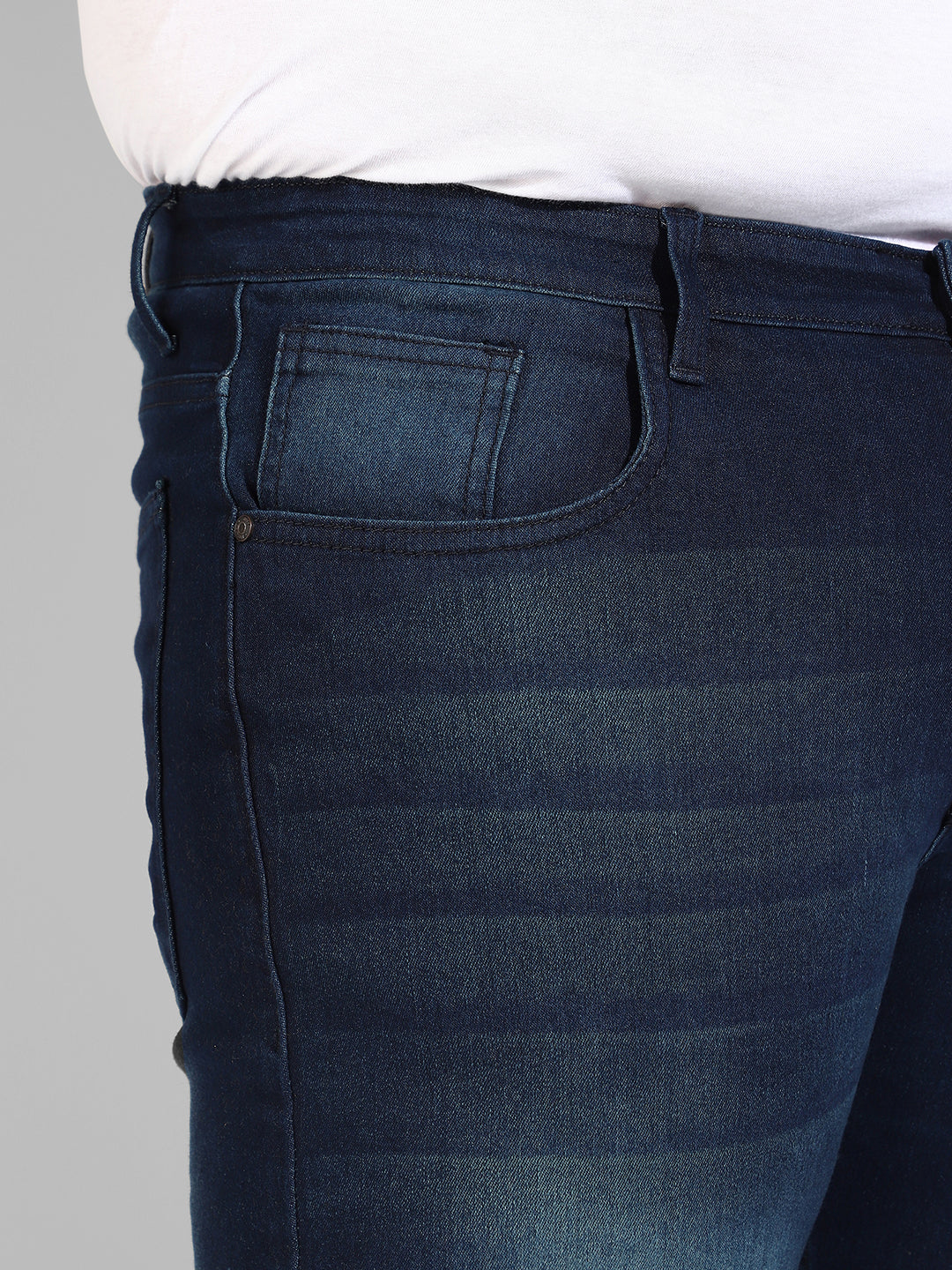 Instafab Plus Menâ€™s Regular Fit Denim Jeans