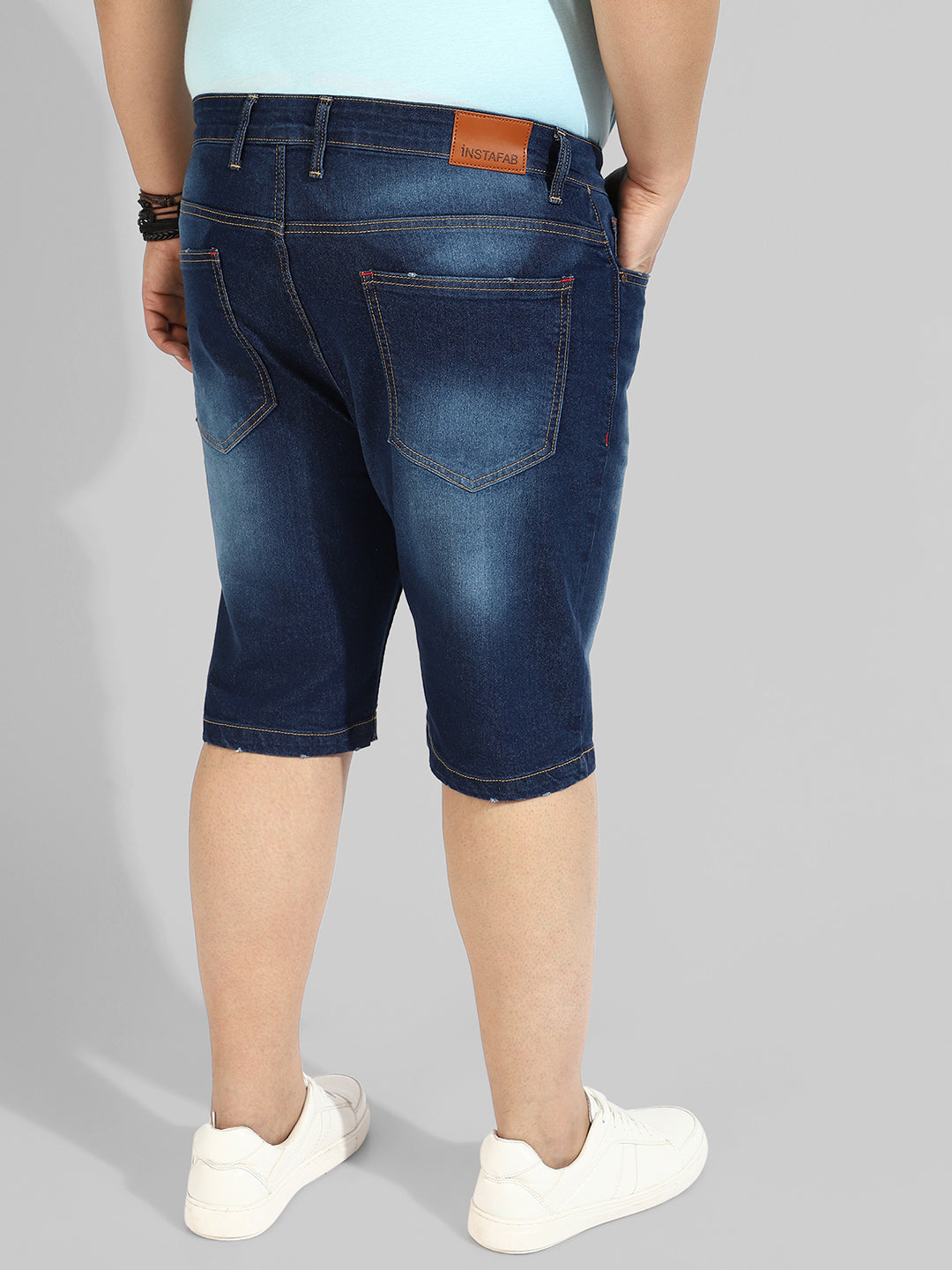 Regular Fit Denim Shorts