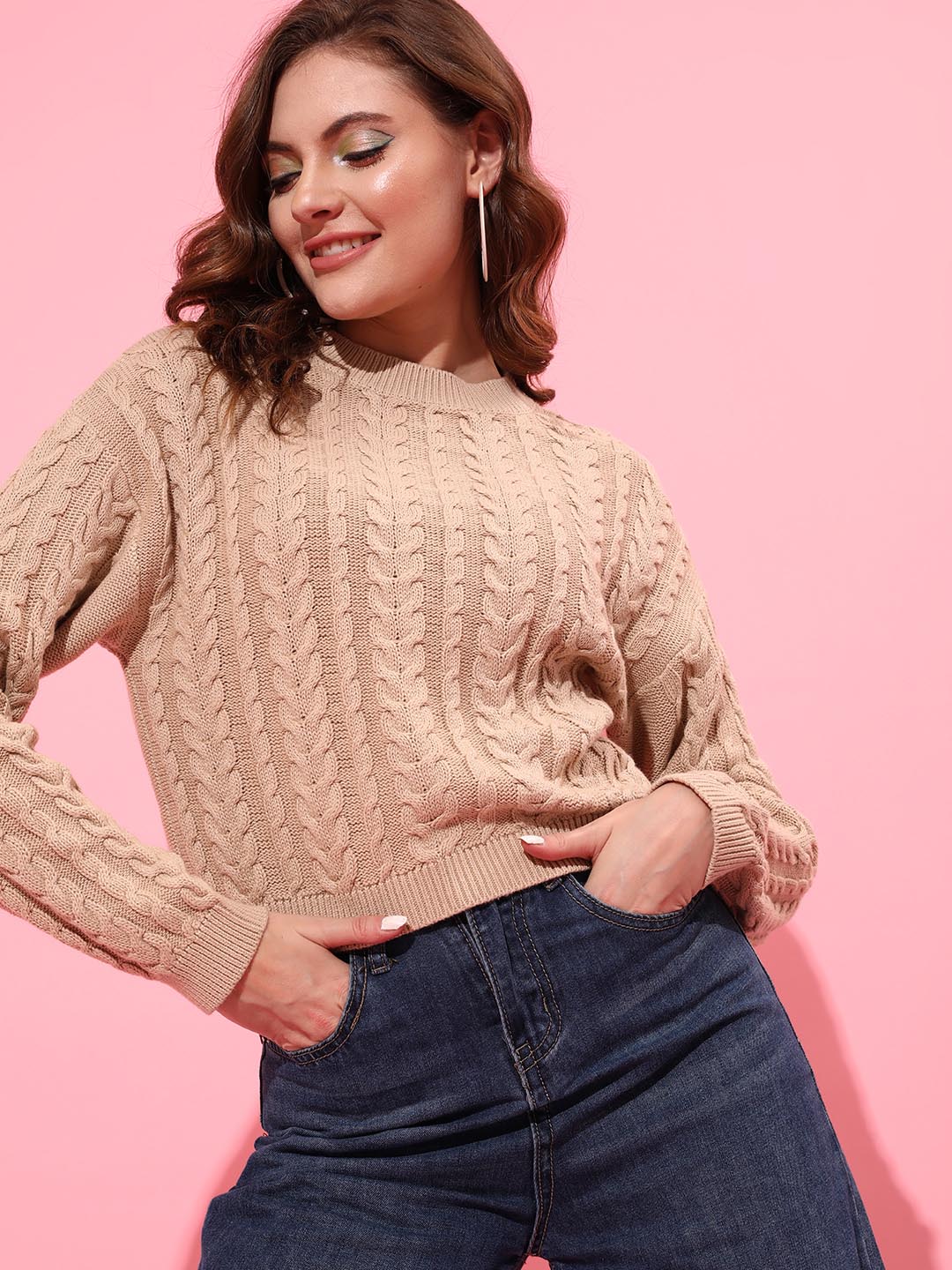 Cable Knitted Sweater