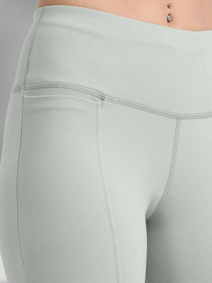 High Waist All Day Flare Pant Tall-Sage Green