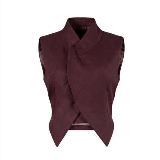 Maroon Waistcoat