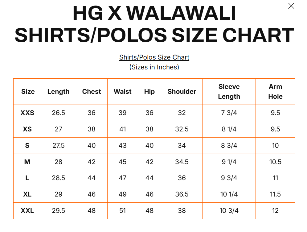 Size guide