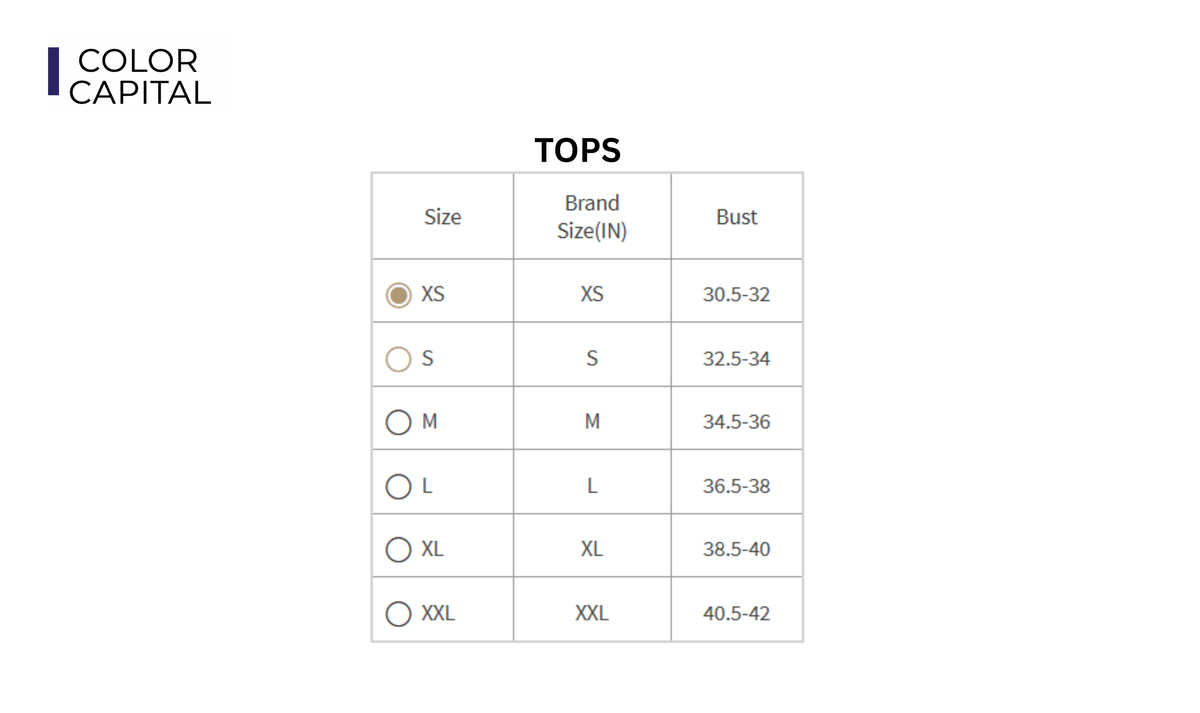 Size guide