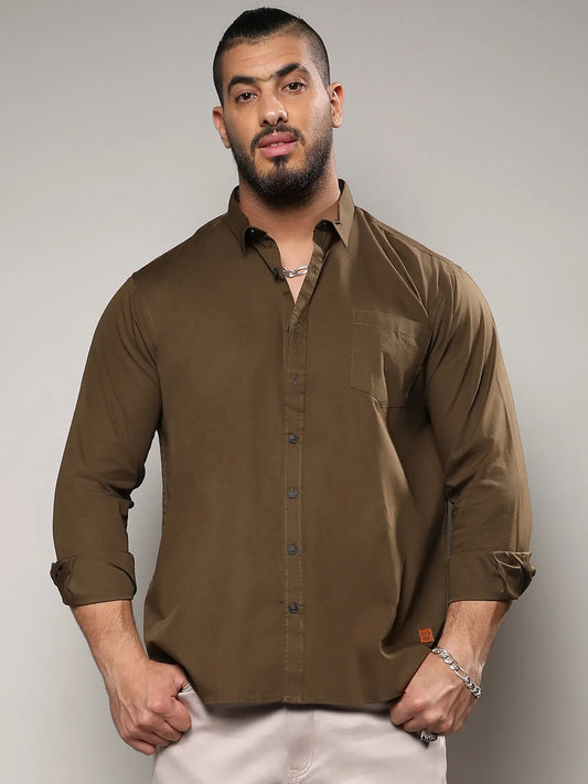 Solid Casual Shirt