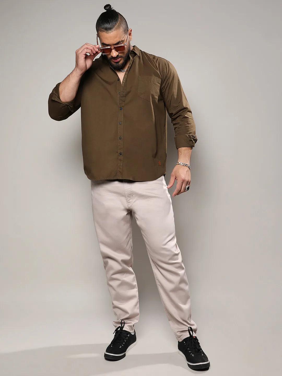 Solid Casual Shirt