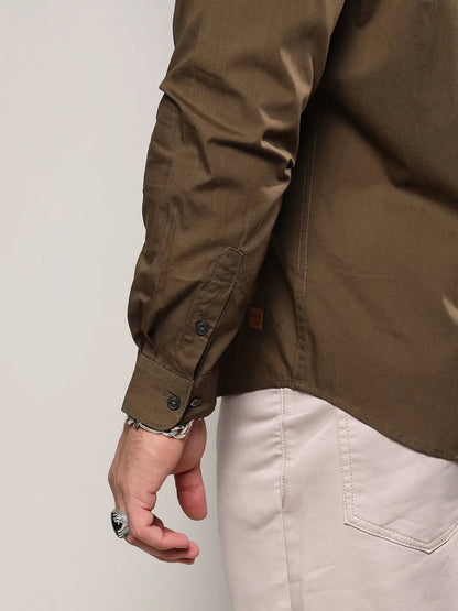 Solid Casual Shirt