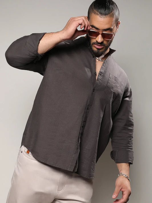 Solid Stylish Casual Shirt