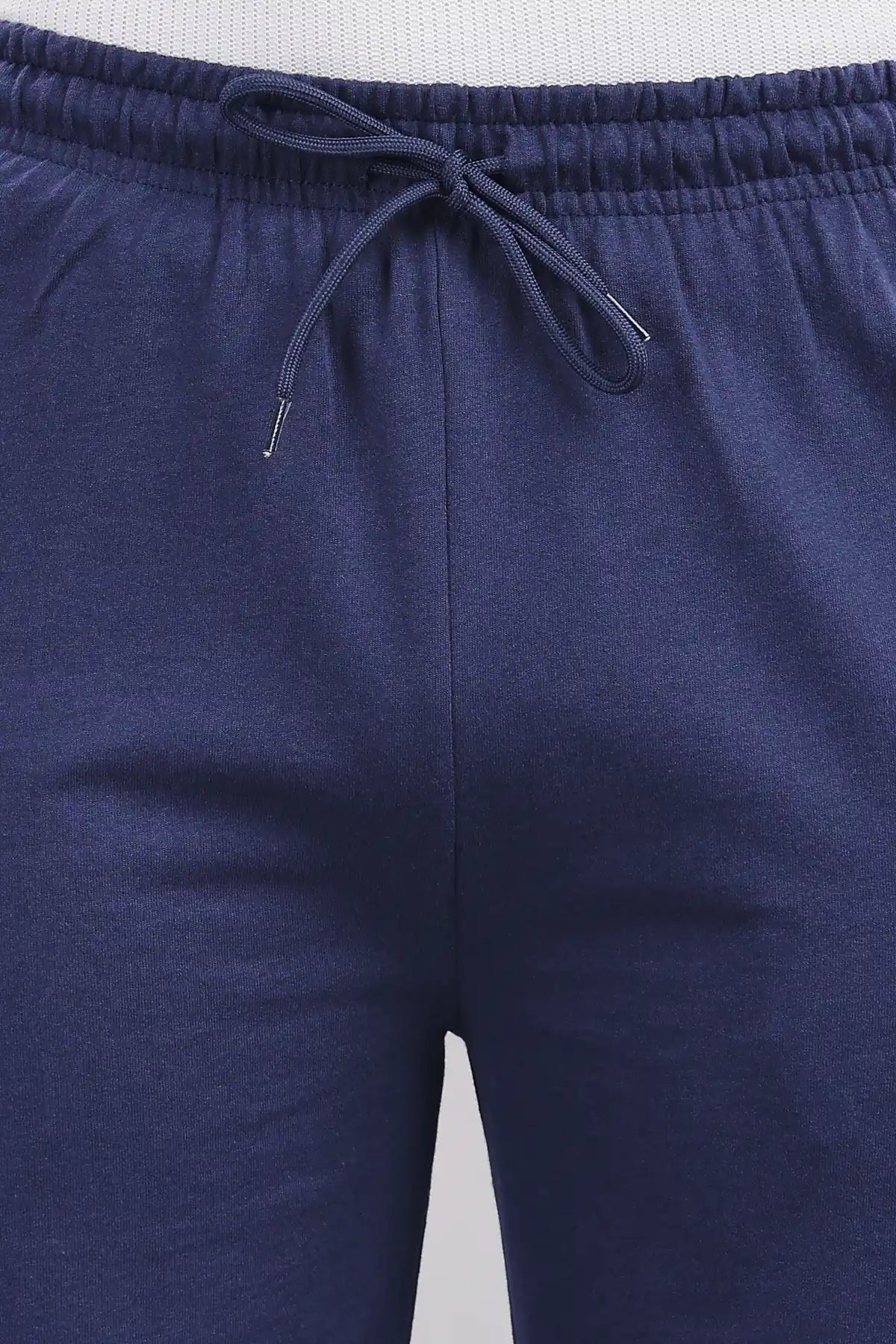 Men's Solid Cotton Rich French Terry Baggy Track Pant