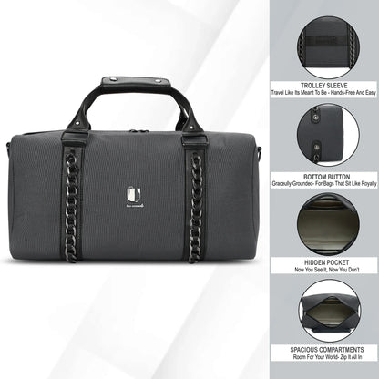 Soul Link - Steel Charcoal | Small Duffle Bag / Soft Travel Companion