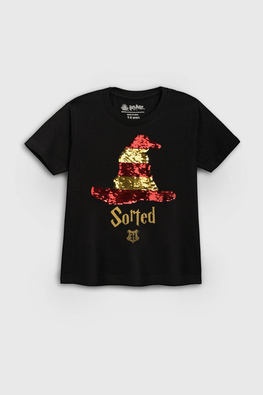 Sorted Harry Potter Reversible Sequins Tee Unisex Nap Chief